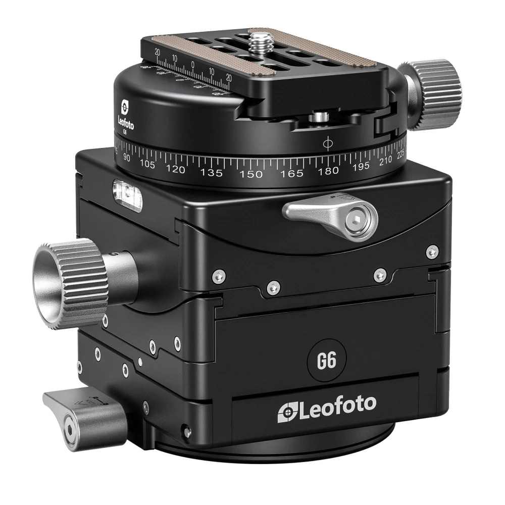 Leofoto G6 Geared Head with QP-70N QR Plate - Image 4
