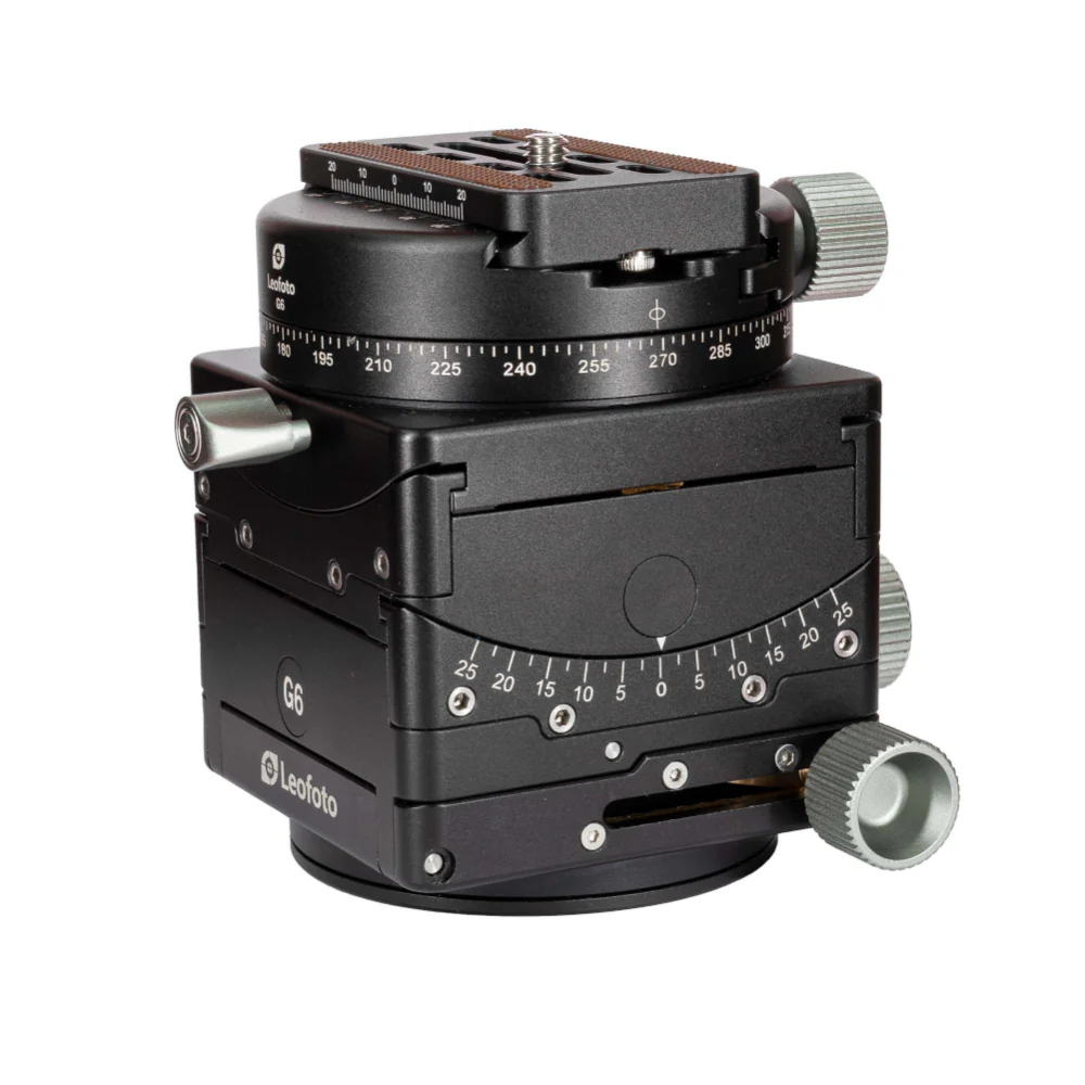 Leofoto G6 Geared Head with QP-70N QR Plate - Image 7