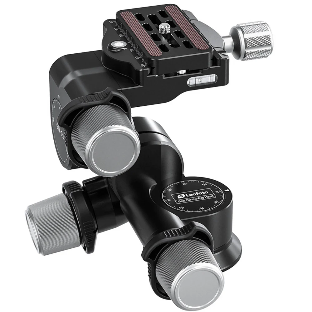 Leofoto GW-01 Pan and Tilt 3 Way Geared Head - Image 5