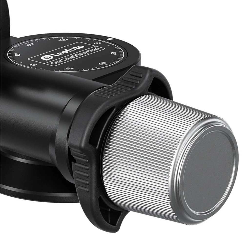Leofoto GW-01 Pan and Tilt 3 Way Geared Head - Image 6