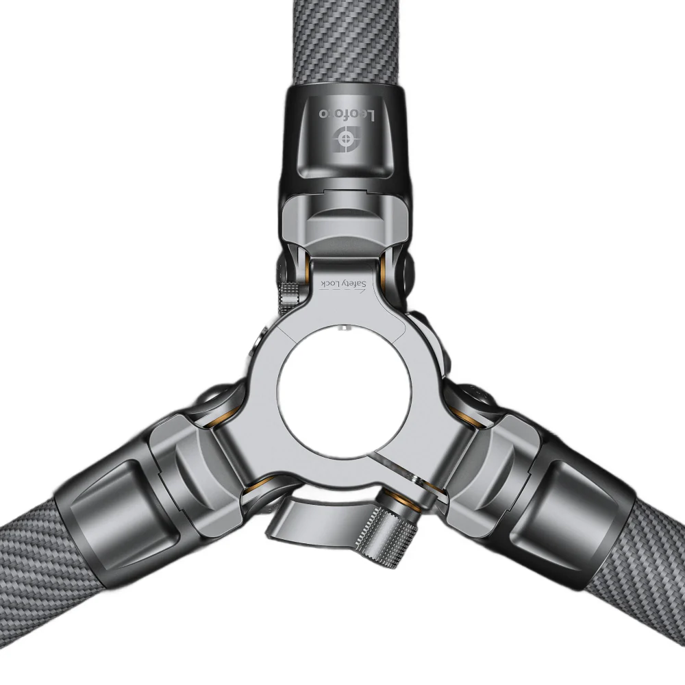 Leofoto LG-284C Silver 4 Section Water Resistant Carbon Fibre Tripod with LH-36R Ball Head - Image 2