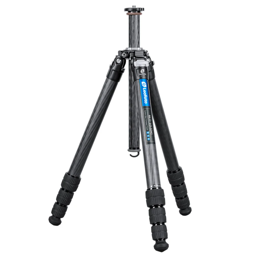 Leofoto LO-324C MR.O Series 4 Section Levelling Centre Column Carbon Fibre Tripod - Image 2