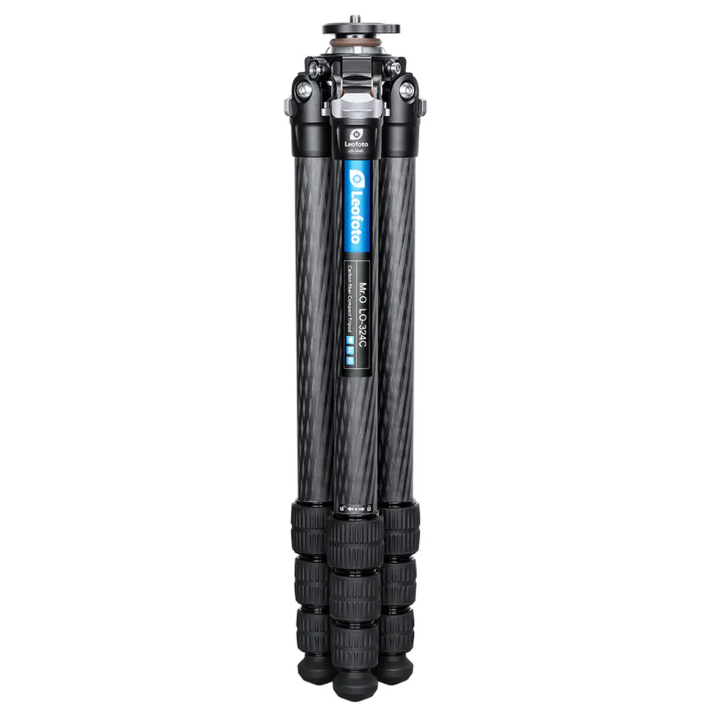 Leofoto LO-324C MR.O Series 4 Section Levelling Centre Column Carbon Fibre Tripod - Image 3