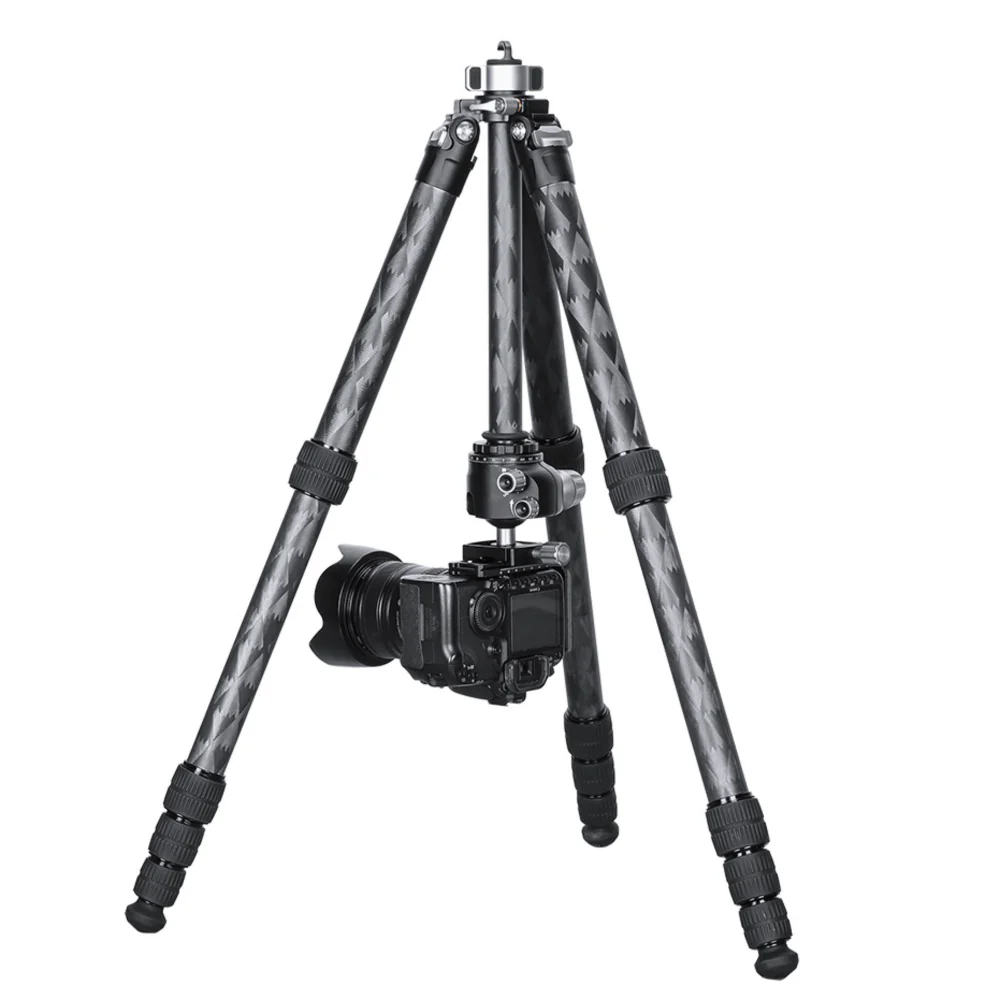 Leofoto LQ-365C Mr.Q Series 5 Section Carbon Fibre Tripod with LH-47LR (Lever Release) Ball Head - Image 7
