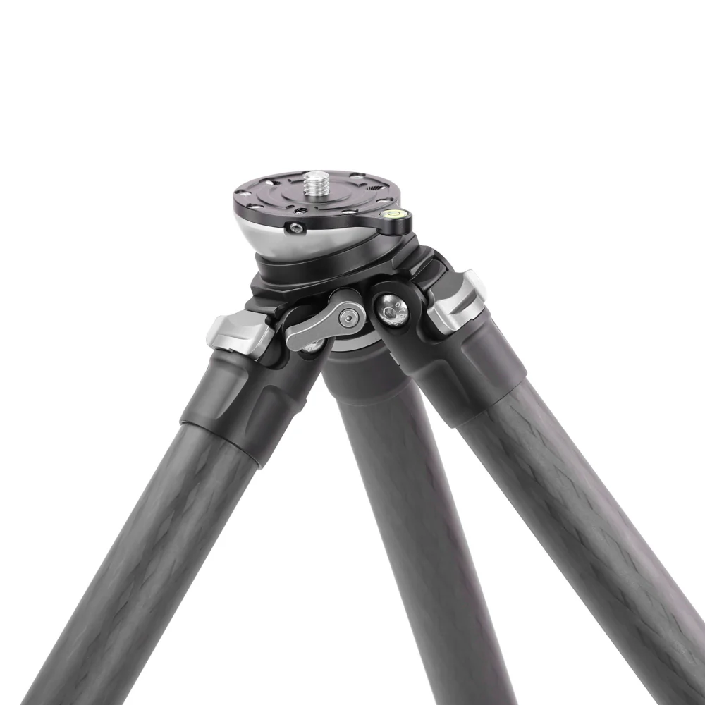 Leofoto LS-324CEX Ranger Levelling Base Series 4 Section Carbon Fibre Tripod - Image 8
