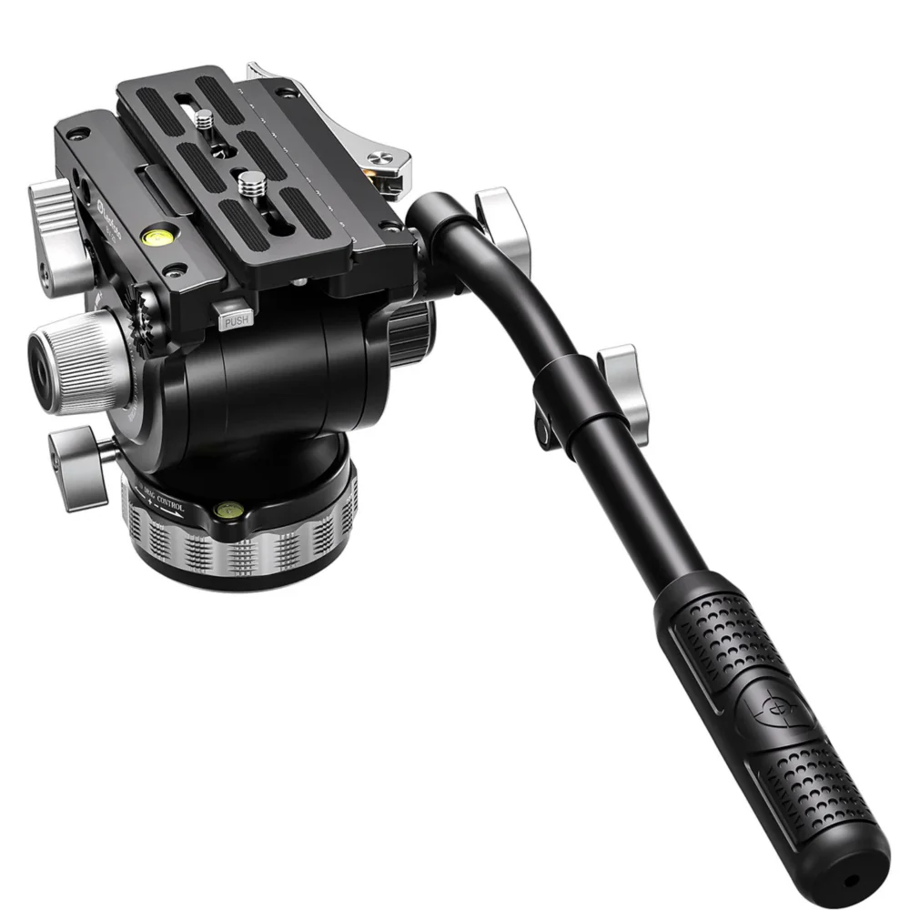 Leofoto LVC-253C Cinematic Video Series 3 Section Tripod with BV-20 Video Head - Image 9