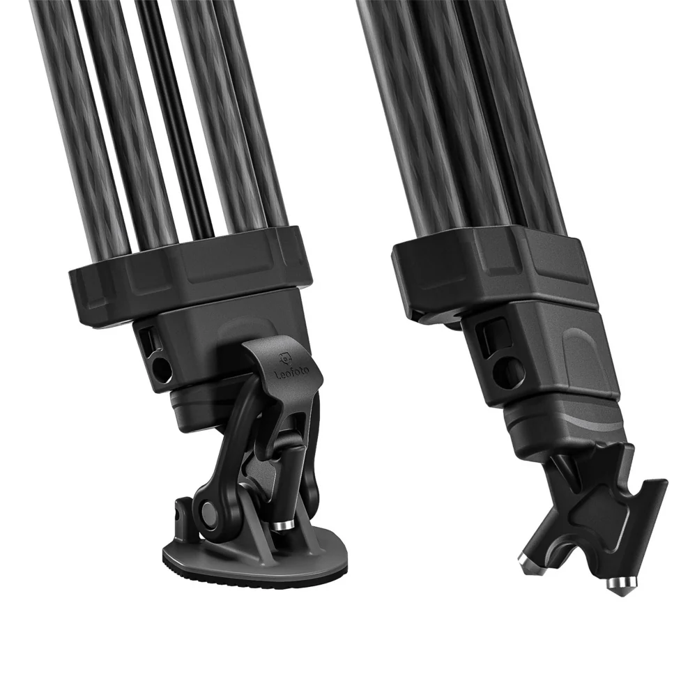 Leofoto LVF-163C+FH-10 Professional Carbon Fibre Video Tripod with Fluid Video Head - Image 8