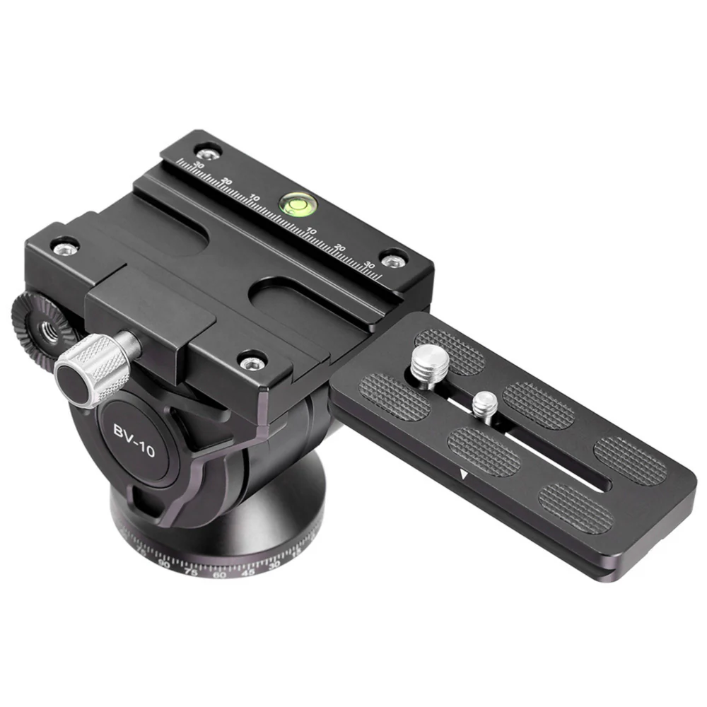 Leofoto LVM-324C Manba Video Series 4 Section Tripod with BV-10 Video Head - Image 10