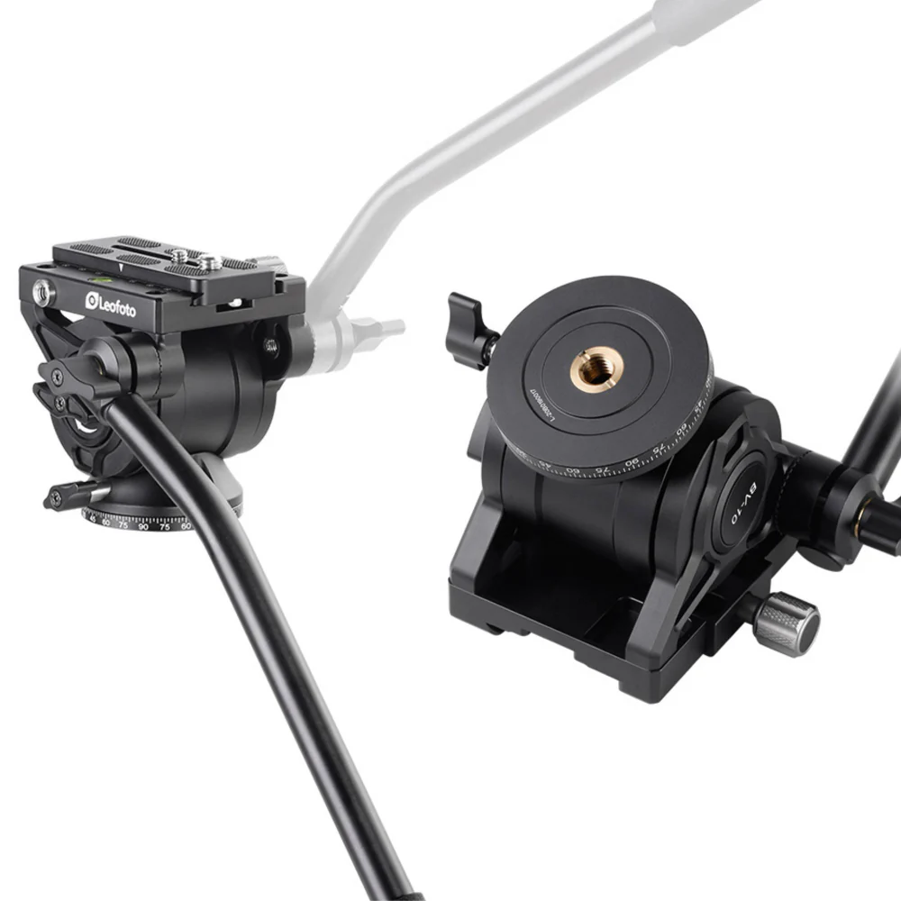 Leofoto LVM-324C Manba Video Series 4 Section Tripod with BV-10 Video Head - Image 11