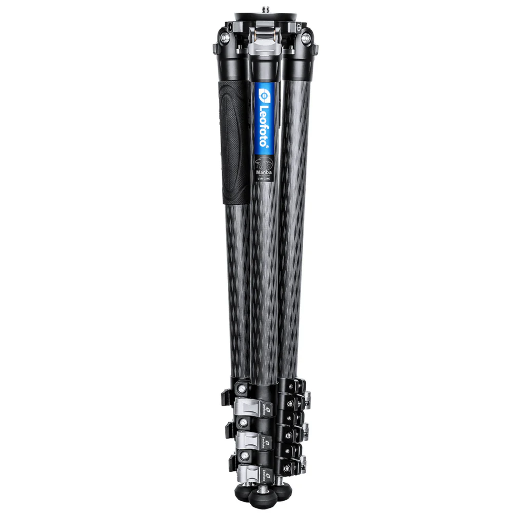 Leofoto LVM-324C Manba Video Series 4 Section Tripod with BV-10 Video Head - Image 2