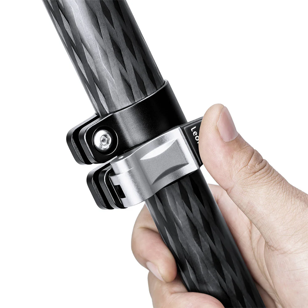 Leofoto LVM-324C Manba Video Series 4 Section Tripod with BV-10 Video Head - Image 6