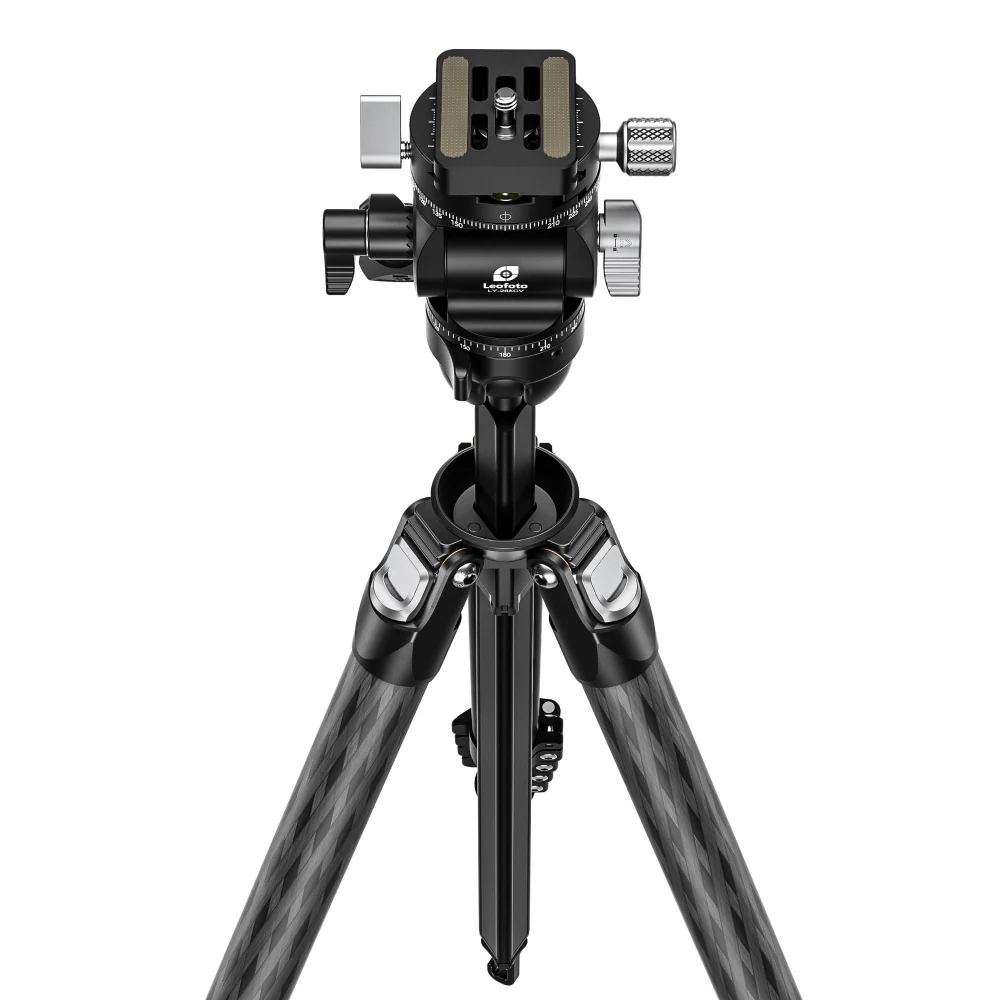 Leofoto LY-265CV Mr.Y Series Carbon Fibre Tripod with Inverted Ball Head + Video Head - Image 5