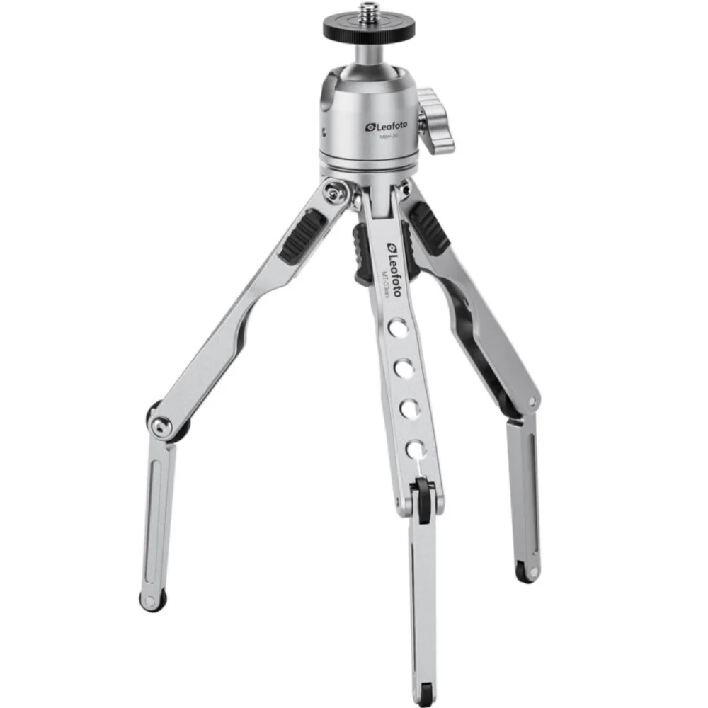 Leofoto MT-03 Mini Table Top 2 Section Tripod with MBH-20 Ball Head - Image 8