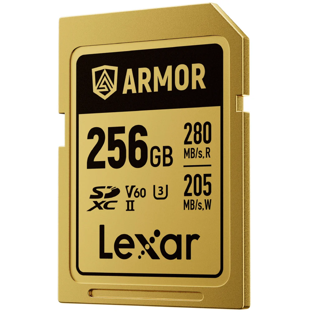Lexar Armor Gold 256GB SDXC UHS-II 280MB/s Memory Card - V60 - Image 2