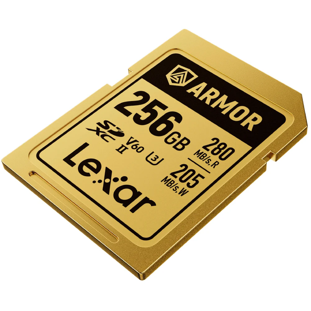 Lexar Armor Gold 256GB SDXC UHS-II 280MB/s Memory Card - V60 - Image 3