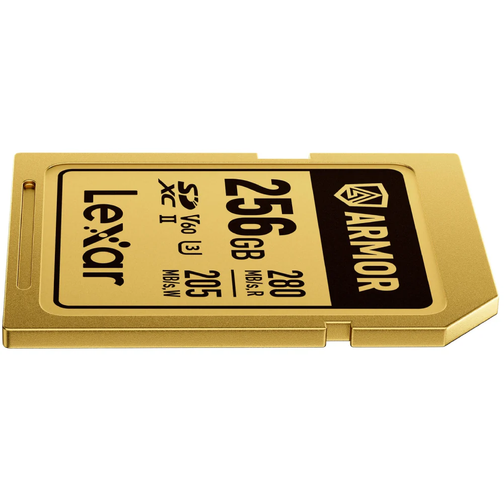 Lexar Armor Gold 256GB SDXC UHS-II 280MB/s Memory Card - V60 - Image 4