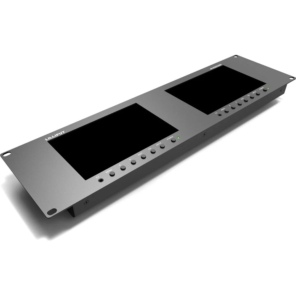 Lilliput Dual 7" Rackmount Monitors with 3G-SDI & HDMI (3 RU) - Image 2
