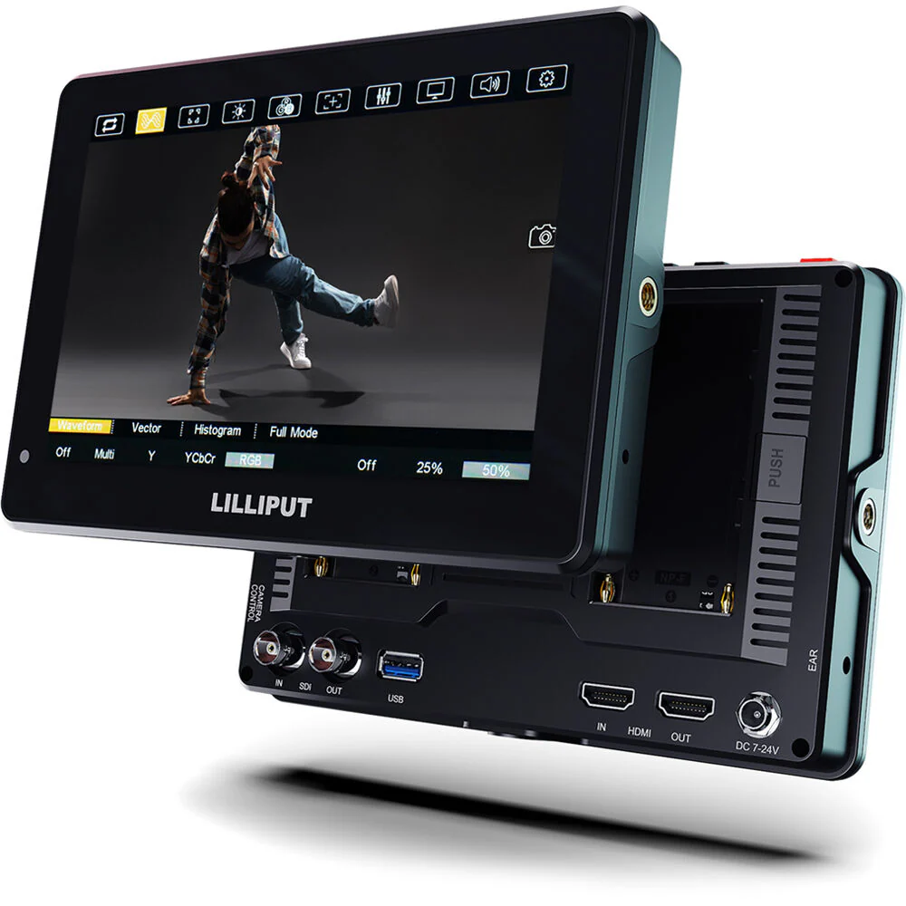 Lilliput HT7S 7" On-Camera Control Monitor with LANC Camera Control - Image 3