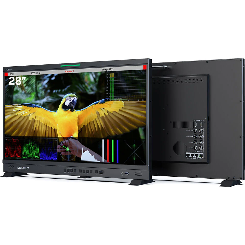 Lilliput Q28 28" 12G-SDI Professional Production Studio Monitor (V-Mount) - Image 3
