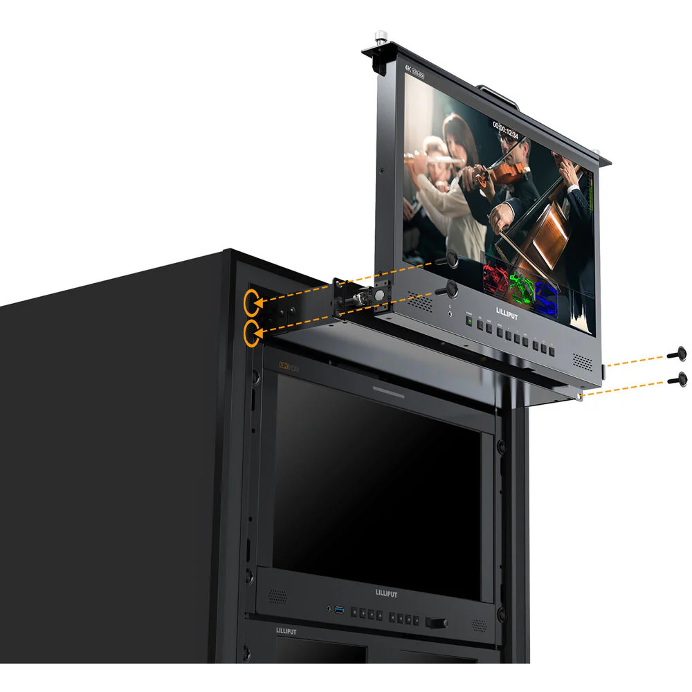 Lilliput RM-1730S 17.3" 1RU Rack-Mount Monitor with 12G-SDI I/O - Image 5