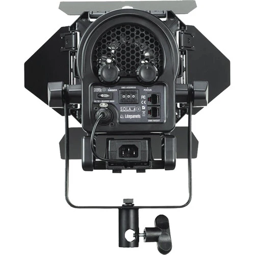 Litepanels Sola 4+ Daylight Fresnel 4-Way Barndoor, Manual Yoke Litepanels - Image 6