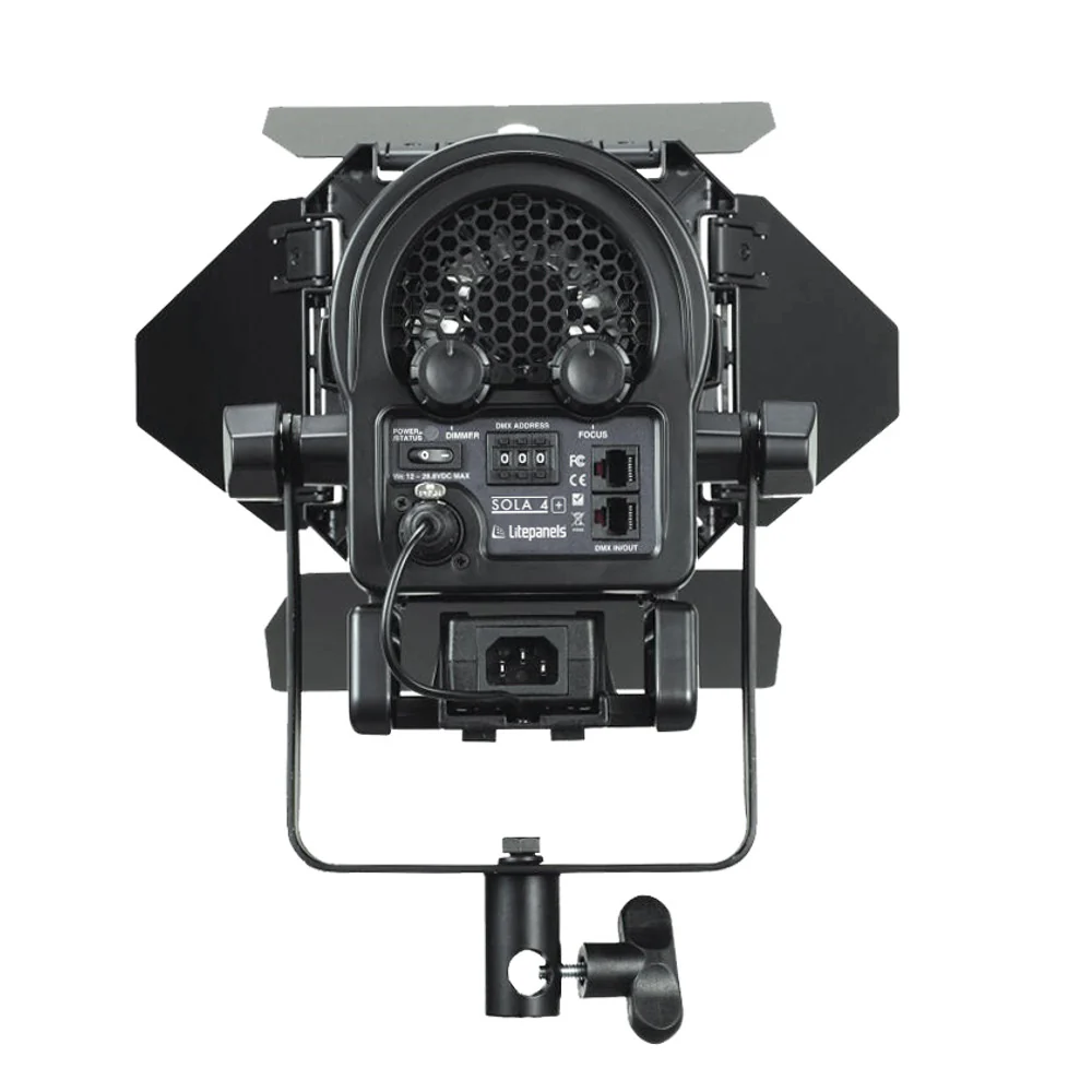 Litepanels Sola 4+ Daylight Fresnel Traveler Kit w/ Barndoor, stands, Trolley Case Litepanels - Image 2