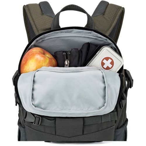 Lowepro Flipside Trek BP 250 AW Backpack (Gray/Dark Green) - Image 10
