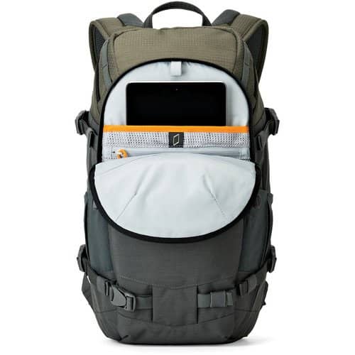 Lowepro Flipside Trek BP 250 AW Backpack (Gray/Dark Green) - Image 7