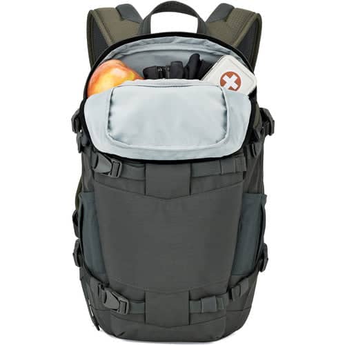 Lowepro Flipside Trek BP 250 AW Backpack (Gray/Dark Green) - Image 9