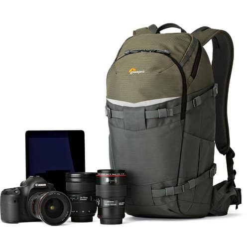 Lowepro Flipside Trek BP 350 AW Backpack (Gray/Dark Green) - Image 15