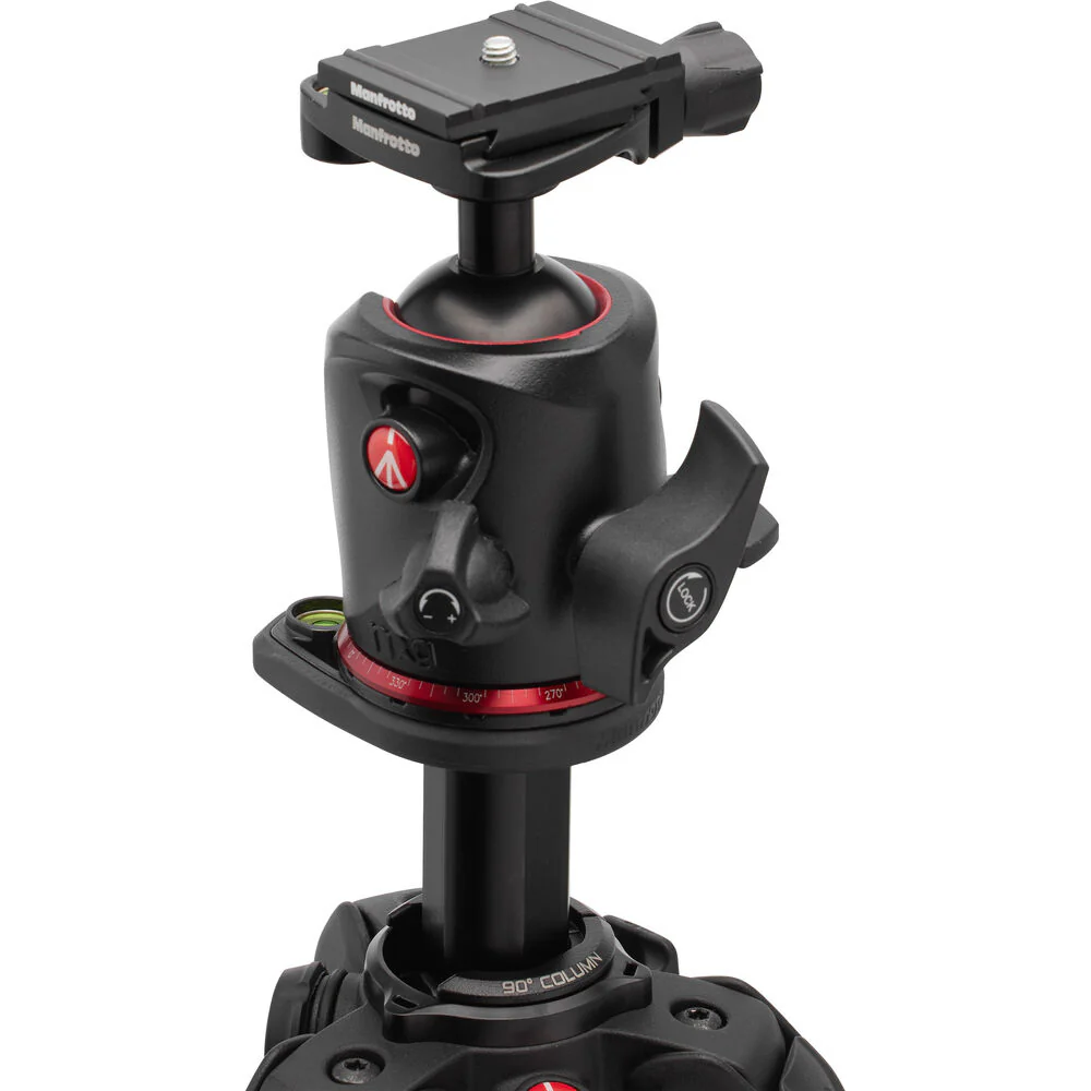 Manfrotto 055CXPRO4-Q6T Carbon Fibre 4 Section Tripod Kit with XPRO Ball Head and Q6 Plate - Image 2
