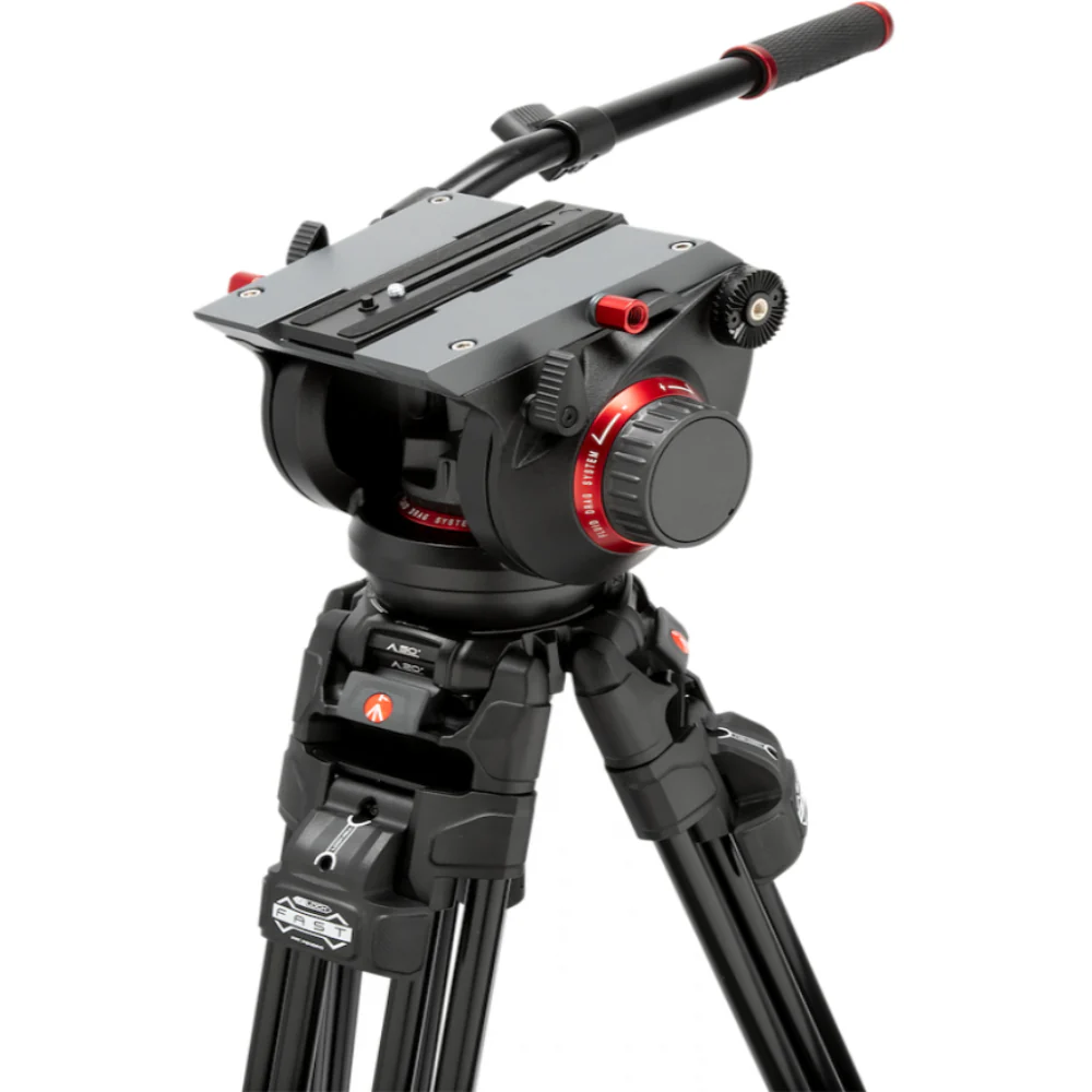 Manfrotto Kit Video CF Fast Twin + 509 2n1 spreader incl carrying bag - Image 2