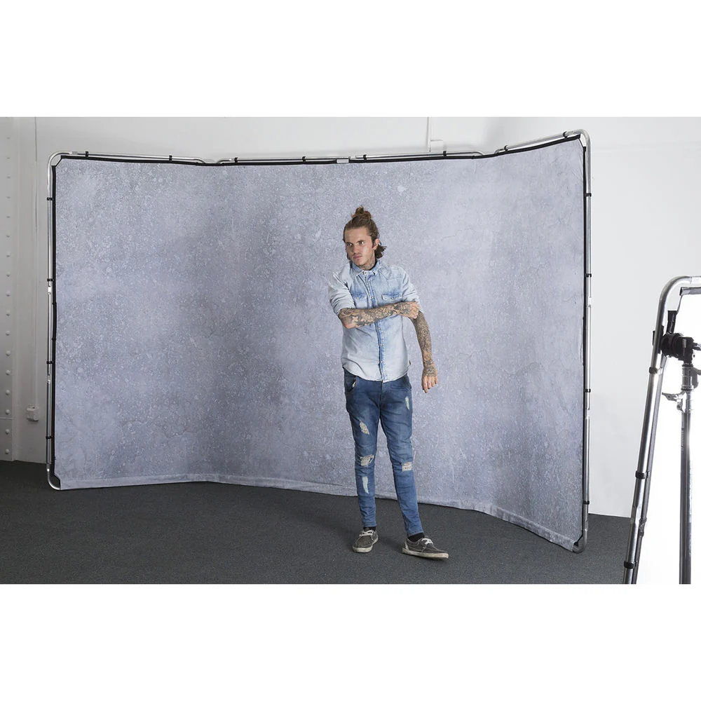 Manfrotto LL LB7904 Lastolite Panoramic Background 4m Cover Limestone - Image 2