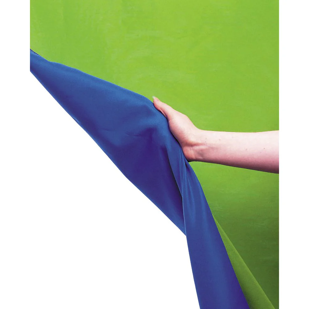 Manfrotto LL LC5787 Reversible Chroma Key Curtain Blue and Green 3 x 3.5m - Image 2