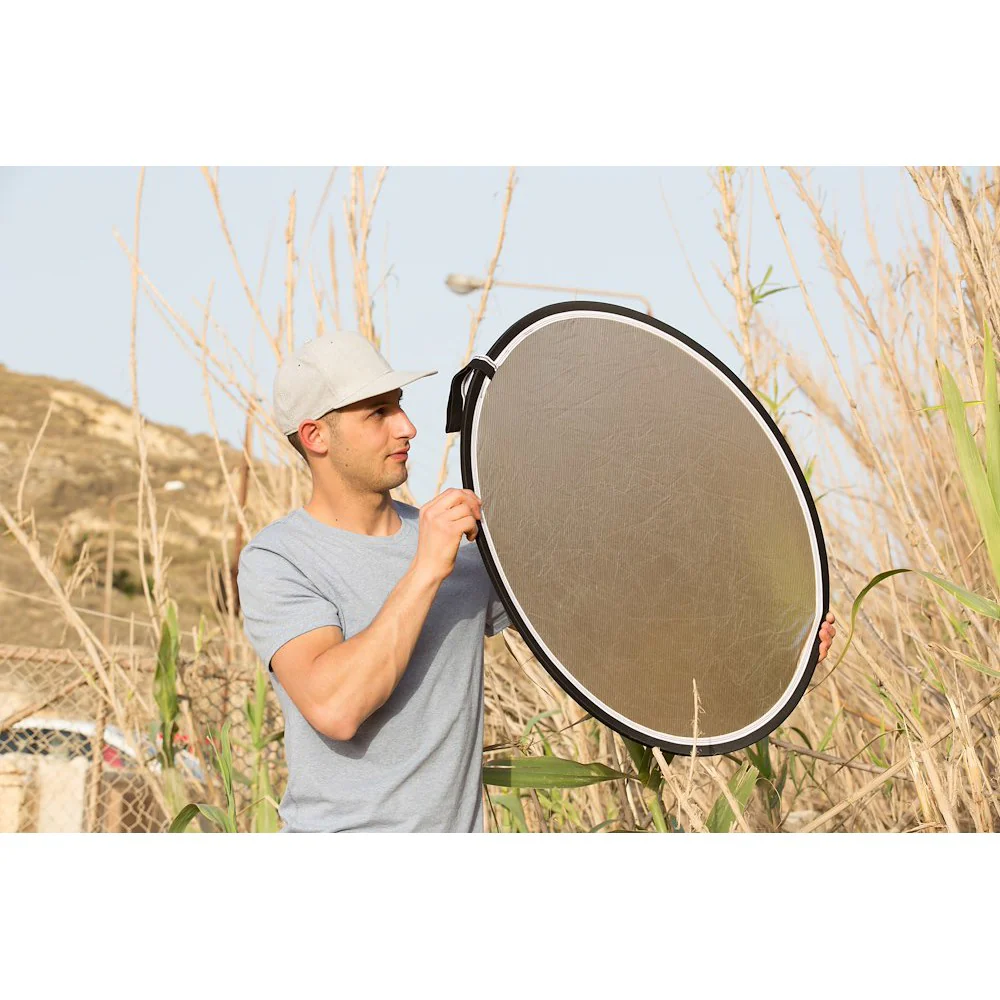 Manfrotto LL LR3036 76cm Collapsible Reflector Sunfire/Silver - Image 2