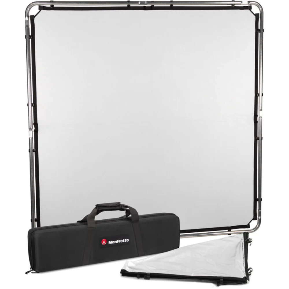 Manfrotto LL LR81544R Skylite Rapid Midi Kit 1.5m x 1.5m Reflector and Diffuser Kit