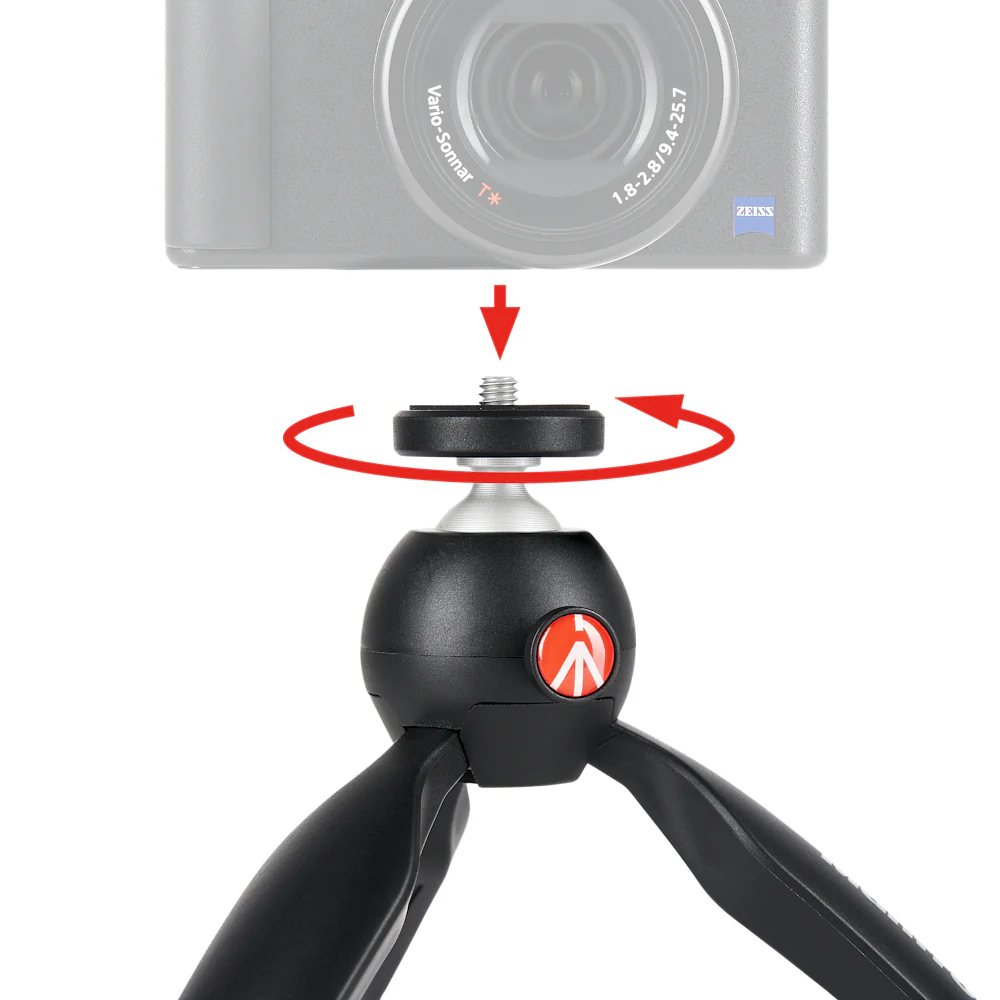 Manfrotto Pixi Mini Table Top Tripod (Black) - Image 5