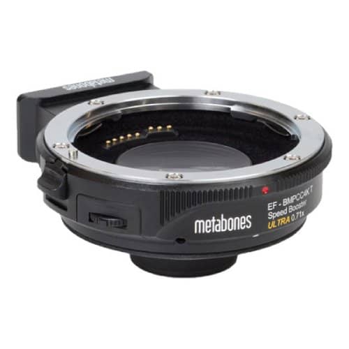 Metabones T Speed Booster ULTRA 0.71x Adapter for Canon EF Lens to BMPCC 4K Camera
