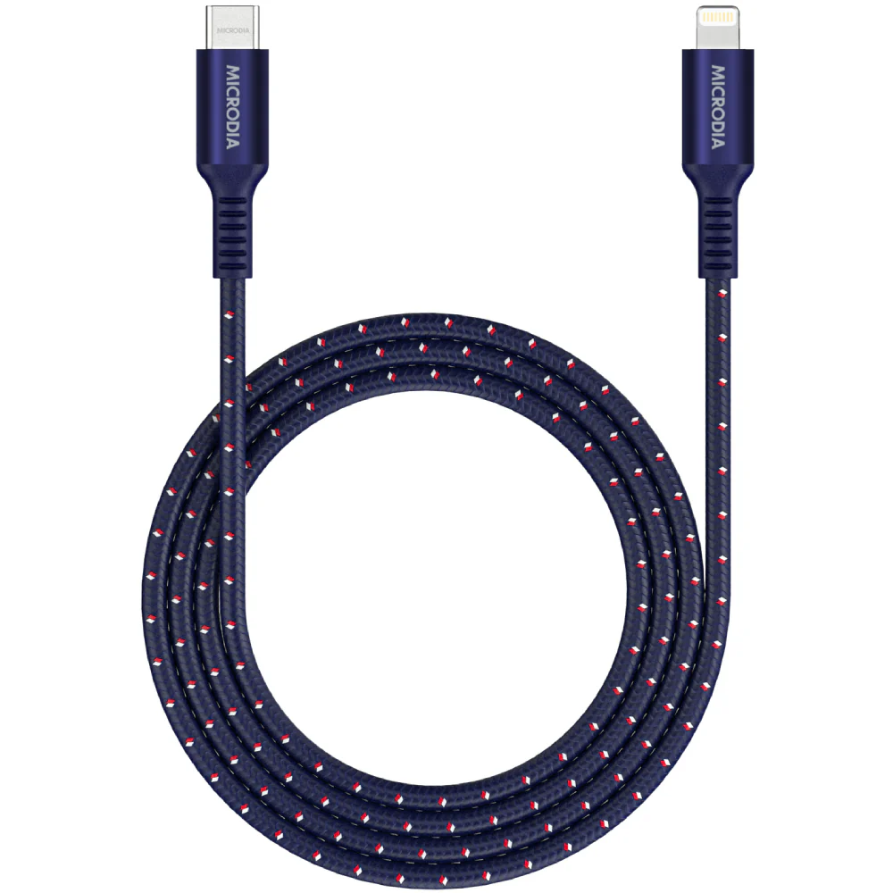Microdia ExeCable Tweed PD60W 1.3m USB-C to Lightning Cable - Image 3