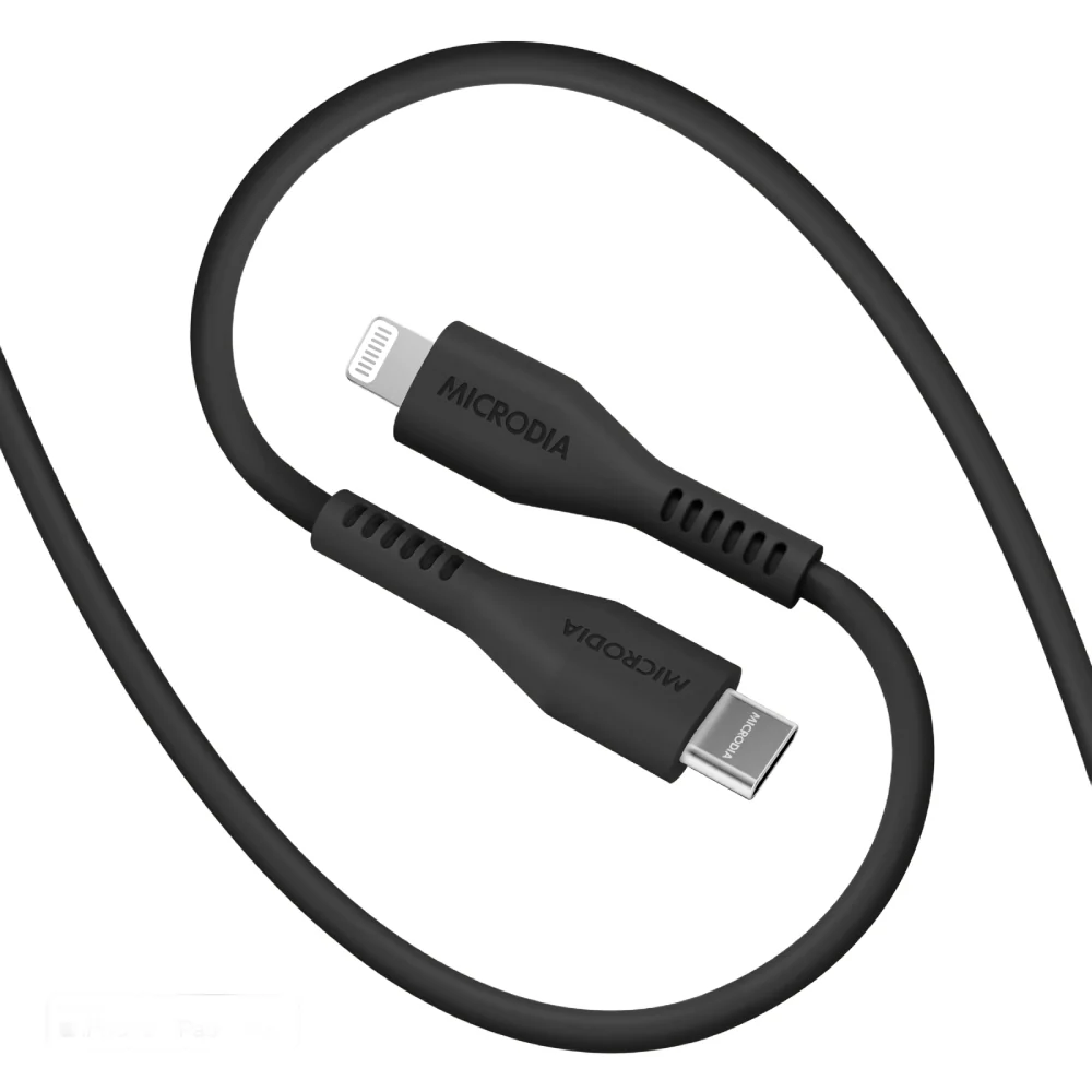 Microdia Fruitywire Liquid Silicon PD60W 1.3m USB-C to Lightning Cable - Image 3
