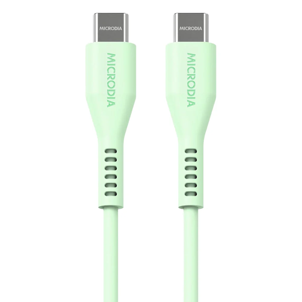 Microdia Fruitywire Liquid Silicon PD60W 1.3m USB-C to USB-C Cable - Image 4
