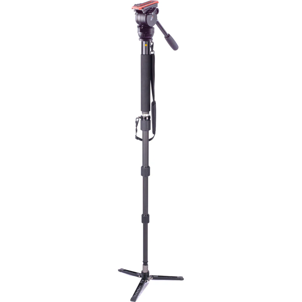Miller AirV Fluid Head with Solo-Q Pod Base, Base Clamp Nut & Versa Camera Plate
