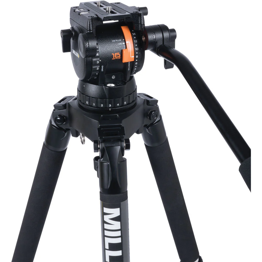 Miller CX10 Fluid Head & Solo-Q 100 2-Stage Carbon Fiber Tripod Kit - Image 7