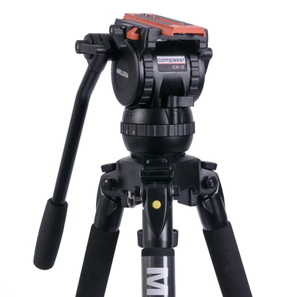 Miller Versa CXV2 Head, Solo-Q 75 3-Stage Carbon Fibre Tripod & Soft Case Kit - Image 3