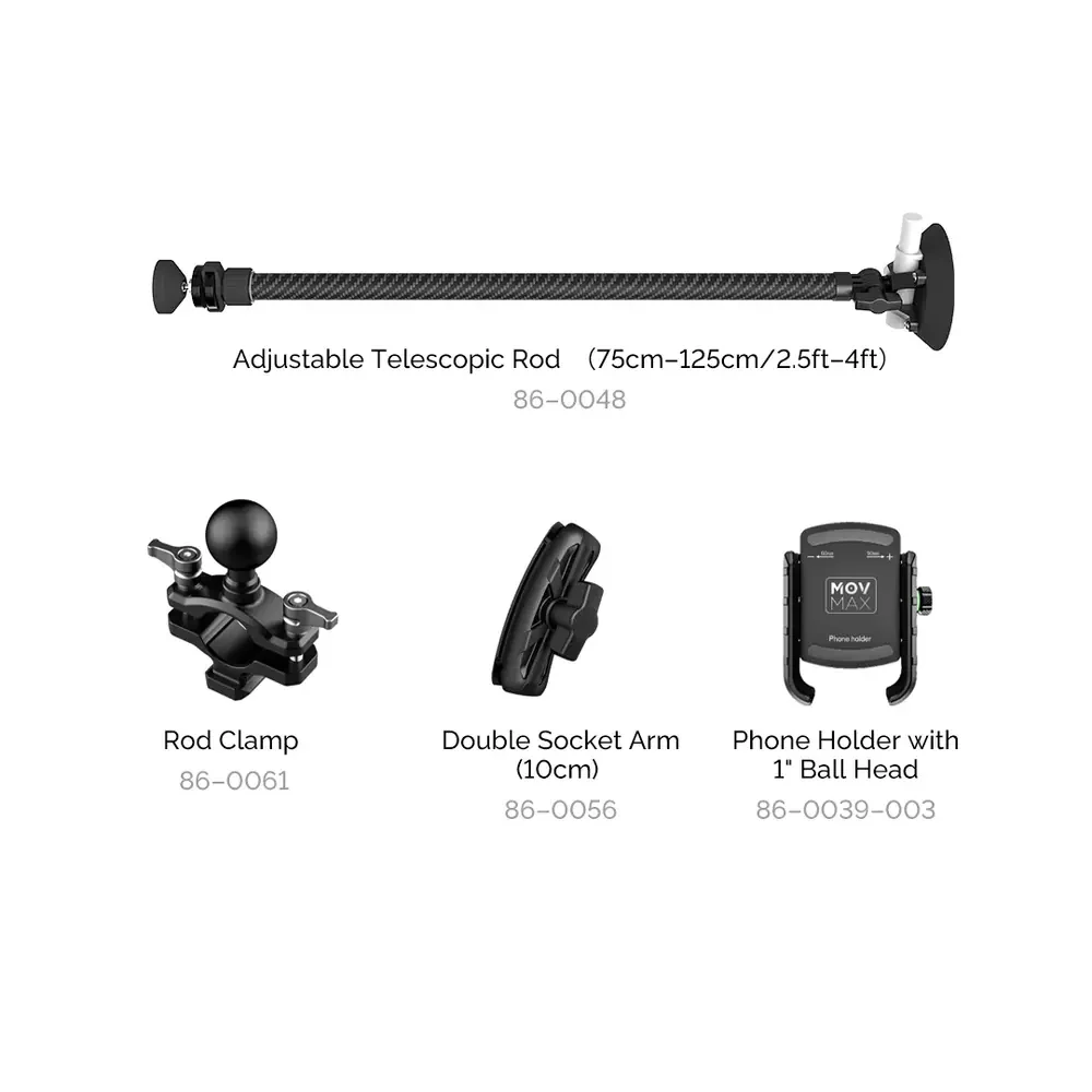 MOVMAX Adjustable Telescopic Rod Kit - Image 3