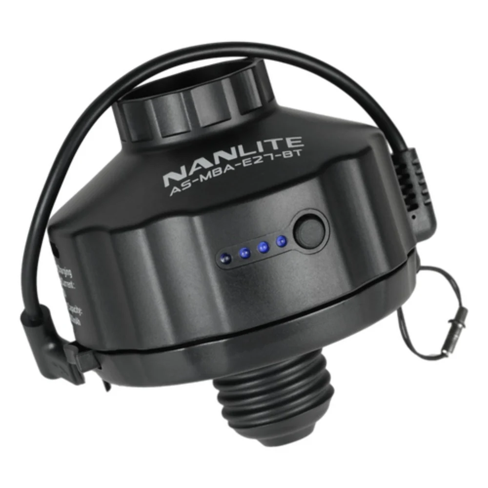 Nanlite AS-MBA-E27-BT Magnetic Base and Battery for PavoBulb - Image 5