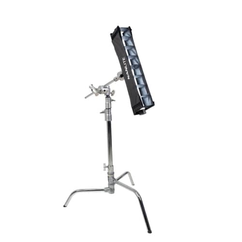 Nanlite Barndoor with Eggcrate Grid for the PavoTube II 15X - Image 4