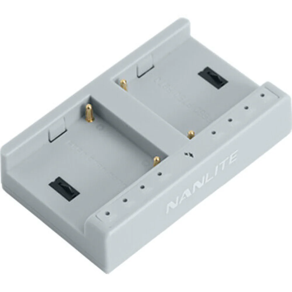 Nanlite Dual Slot Charger for Rechargeable Sony Style Battery NP-F550