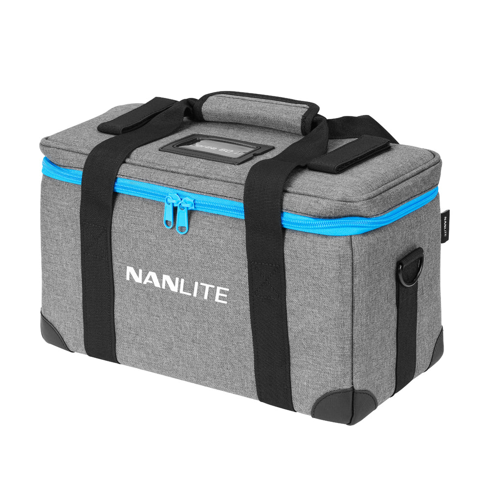 Nanlite Forza 60 II monolight 5600K LED light with Battery Handle and Bowens adaptor - Image 9