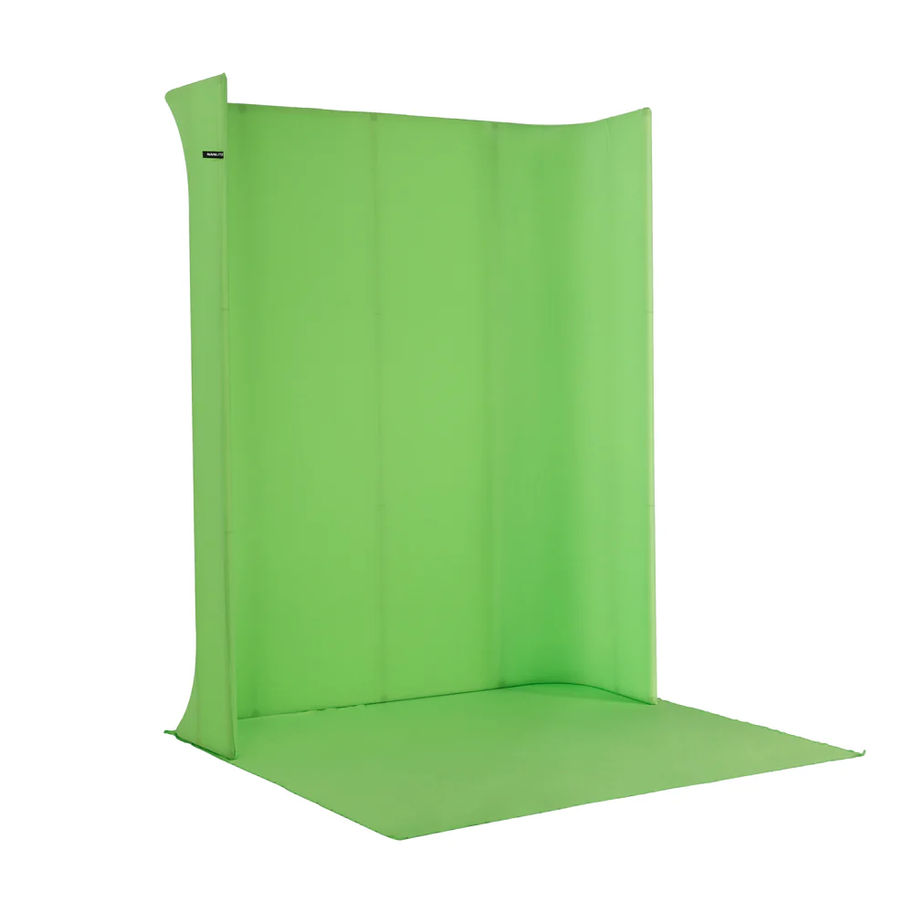 Nanlite LG-1822U 1.8m wide U shaped Chromakey Green Screen self standing kit - Image 2